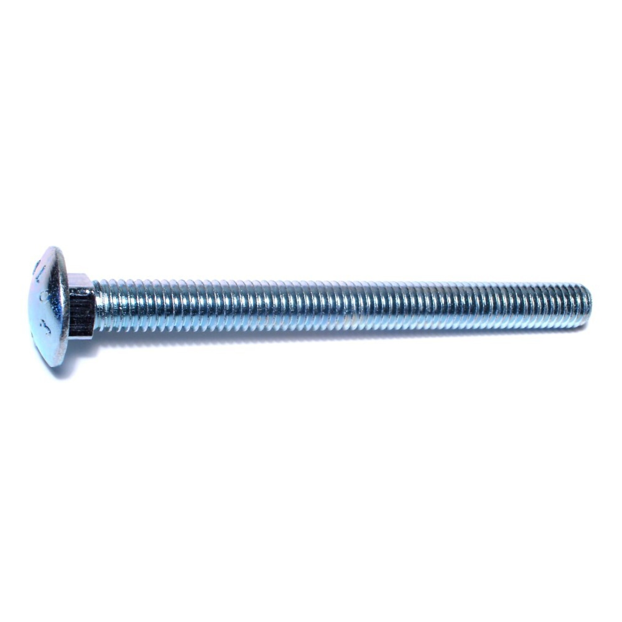 Midwest Fastener Carriage Bolts - 7/16in.-14 x 5in., Zinc Plated, Grade 2/A307 Steel, 25 Pcs, Model# 01130